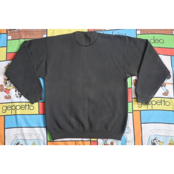 Vintage Hard Rock Los Angeles Crewneck Pullover Sweatshirt Made in USA Black M - Picture 5 of 5